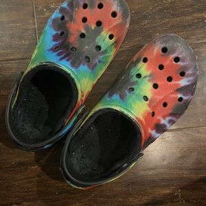 Colorful Tie-Dye Kids Shoes